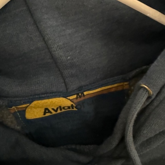 light Blue faded Aviator nation Sweatshirt and sweats Large/Medium - Picture 4 of 4